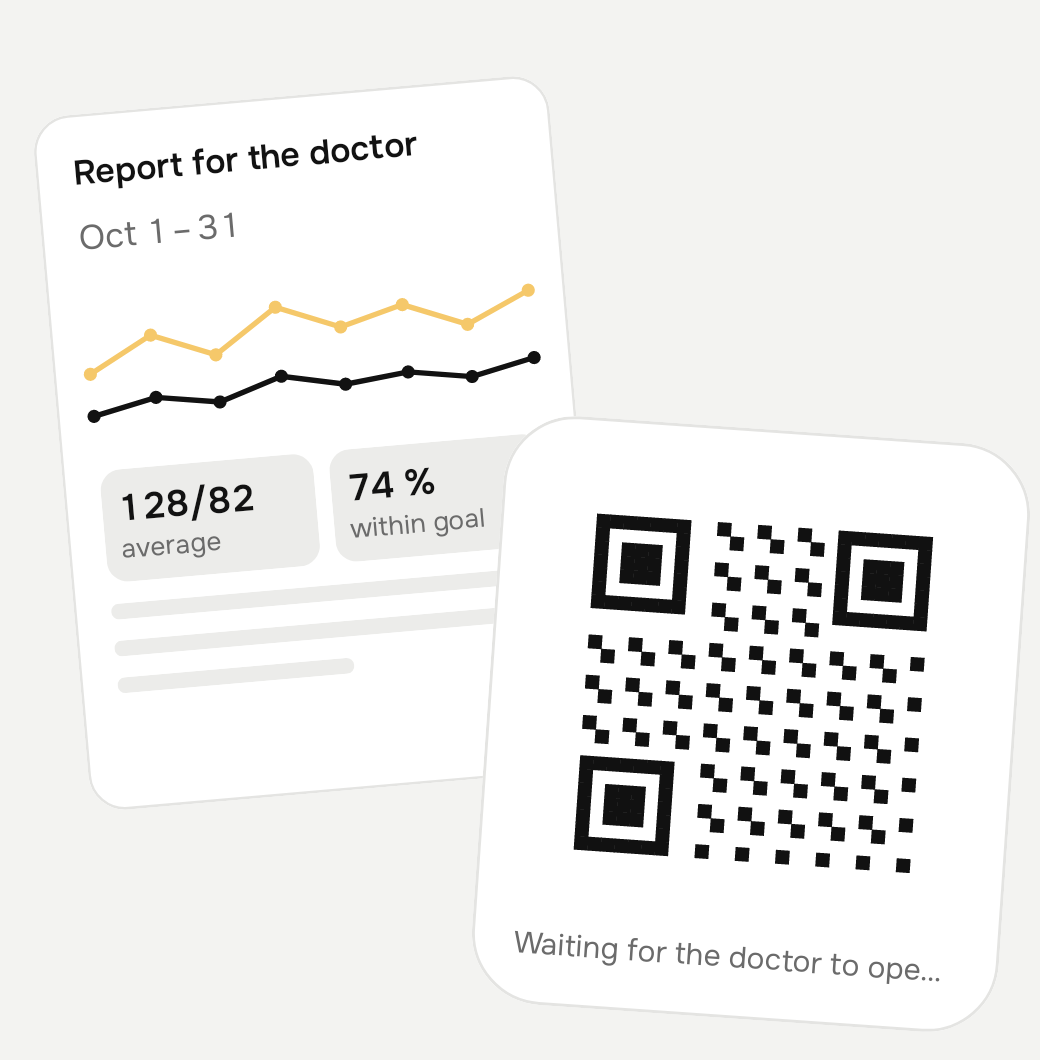 Doctor’s report in one tap